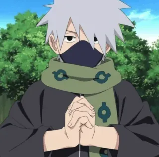 🥷 Kakashi Naruto anime, kakashi, naruto, character, ninja, manga telegram sticker