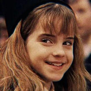 🐿 Hermione Granger Harry Potter Hermelien Griffel, Harry Potter, jong, kind telegram sticker