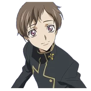 🙃 anime, character, portrait, cartoon telegram sticker