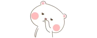 🧸 cartoon, bear, cute, sticker, illustration telegram sticker