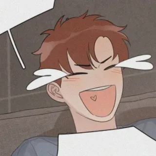 🎞 Dibujos animados, Anime, Feliz, Alegre, Lindo, Corazón, Amor telegram sticker