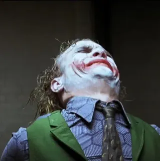 🦇 Joker The Dark Knight villain, clown, criminal, chaos, batman, dc comics telegram sticker