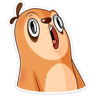 😱 sloth, cartoon, funny, sticker, cute, animal telegram sticker