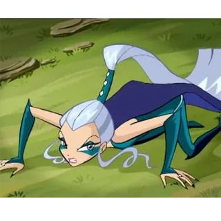 👾 Icy Winx Club Kreskówka, Wróżka, Zło, Złoczyńca, Magia telegram sticker