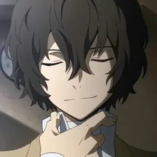 🥂 Osamu Dazai Bungou Stray Dogs Anime, Bungou Stray Dogs, Osamu Dazai, Dazai telegram sticker