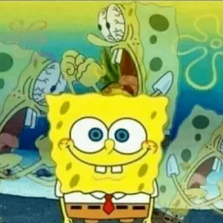 🙃 Spongebob Spongebob Squarepants Spongebob, Phim hoạt hình, Hài hước, Hoạt hình, Nickelodeon, Biểu cảm, Quần vuông telegram sticker