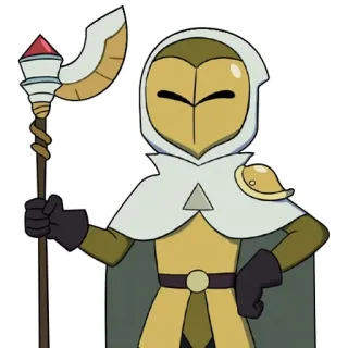 😎 Golden Guard The Owl House The Owl House, Golden Guard, animado, dibujos animados, personaje telegram sticker