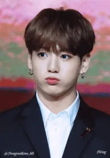 😫 Jungkook kpop, cantante, ídolo, bts, masculino, retrato telegram sticker