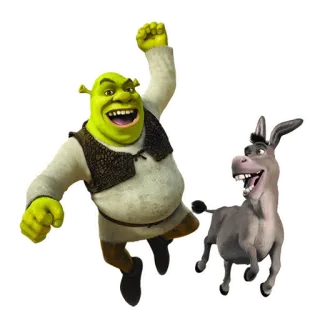 👻 Shrek Шрек, Осёл, анимация, персонажи, фильм, огр telegram sticker