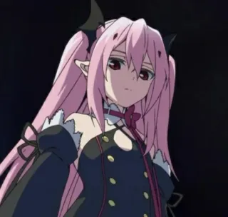 👑 Krul Tepes Owari no Seraph Anime, Vampir, Krul Tepes, Seraph of the End, Manga, Gotik, Iblis telegram sticker