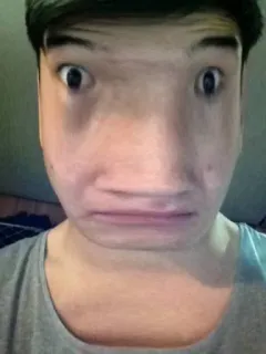 🗿 face, portrait, person, human, meme, funny, expression telegram sticker
