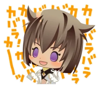 😀 バカ! Anime, Chibi, Cảm thán, Tiếng Nhật, Dễ thương whatsapp sticker