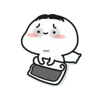 🐼 desenho animado, personagem, ilustração, adesivo telegram sticker