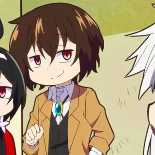 ☕️ Dazai Osamu Bungou Stray Dogs Аниме, Манга, Персонаж, Bungou Stray Dogs, Dazai Osamu telegram sticker