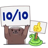 Honey Badger telegram stickers
