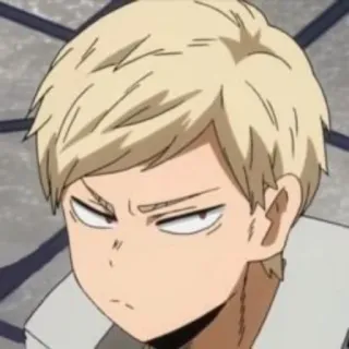 💥 Neito Monoma My Hero Academia Anime, Karakter, Pirang, Pahlawan, My Hero Academia, Neito Monoma telegram sticker