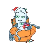 Christmas Robot whatsapp stickers