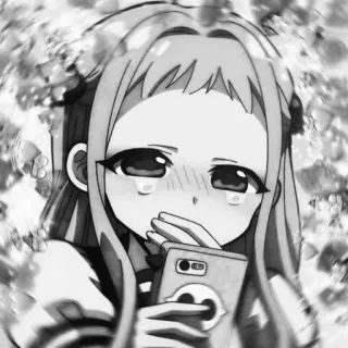 🖤 Nene Yashiro Toilet-bound Hanako-kun Anime, Manga, Triste, Lindo, Personaje telegram sticker