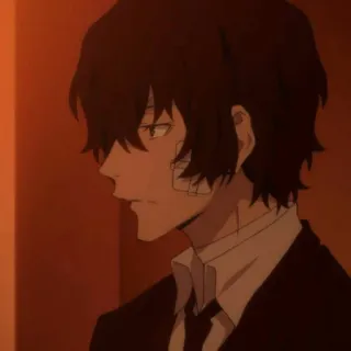 💉 Osamu Dazai Bungou Stray Dogs アニメ, キャラクター, 文豪ストレイドッグス, 太宰治 telegram sticker