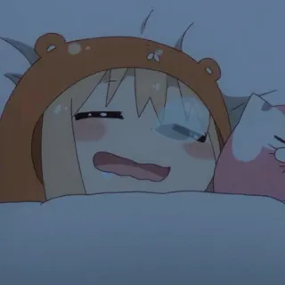 🍧 anime, sleeping, cute, kawaii, character, blanket, tired telegram sticker