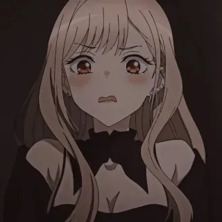 ❤️ Marin Kitagawa My Dress-Up Darling Аниме, Девушка, Милая, Марин Китагава, Эта фарфоровая кукла влюбилась telegram sticker