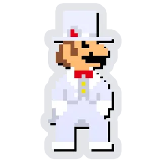 🌂 Mario Super Mario Odyssey Mario, Pixel art, Jeu vidéo, Mariage, Super Mario Odyssey, Personnage telegram sticker
