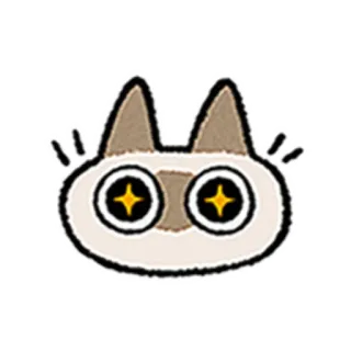 😺 gato, animal, fofo, desenho animado, adesivo telegram sticker