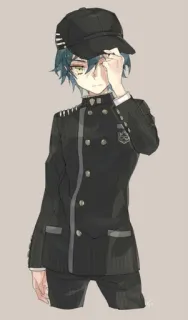 🌟 Shuichi Saihara Danganronpa V3: Killing Harmony Anime, Manga, Detective, Sombrero, Shuichi, Saihara, Danganronpa telegram sticker