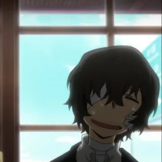 ☄ Osamu Dazai Bungou Stray Dogs Anime, Manga, Dazai, Bungou Stray Dogs whatsapp sticker