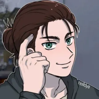 😎 Eren Yeager Attack on Titan Anime, Eren Jaeger, Ataque a los Titanes, Manga, Fanart telegram sticker