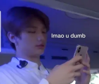 🤦‍♀ lmao u dumb มีม, ตลก, ดูถูก, 555 telegram sticker