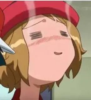 😳 Serena Pokemon серена, покемон, аниме, персонаж, мультфильм whatsapp sticker