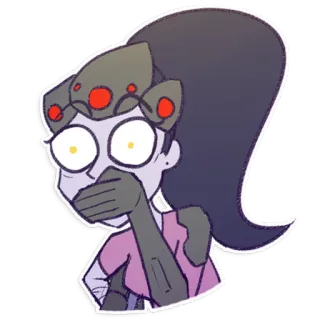 😶 Widowmaker Overwatch Widowmaker, Overwatch, character, video game, sticker telegram sticker