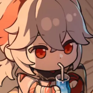 🍹 Kaedehara Kazuha Genshin Impact Anime, Genshin Impact, Kaedehara Kazuha, Videospiel telegram sticker