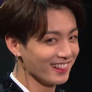😏 Jungkook kpop, singer, music, portrait, person, celebrity telegram sticker