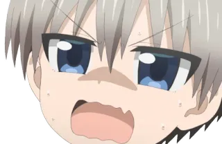 😲 Uzaki Hana Uzaki-chan Wants to Hang Out! anime, manga, uzaki-chan, angry, anime girl telegram sticker