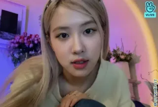 🐿 Rose kpop, アイドル, 歌手, rose, blackpink, vlive telegram sticker