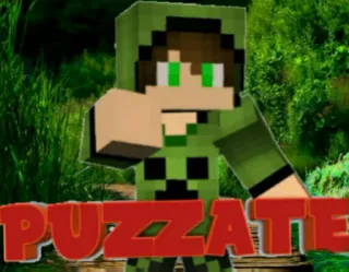 😂 PUZZATE Minecraft, Videospiel, Cartoon, Grün telegram sticker