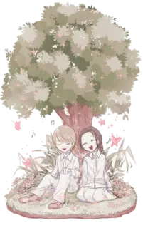 Leslie & Isabella whatsapp stickers