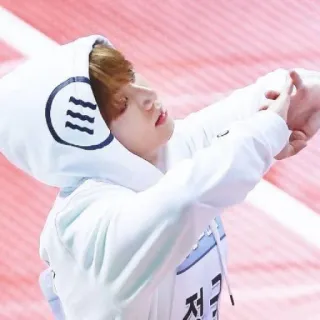 🍼 정국 Pessoa, Moletom com capuz, K-pop, Ídolo, Coreano, Fã telegram sticker