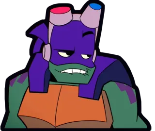 😏 Donatello นินจาเต่า, การ์ตูน, เต่านินจา, โดนาเทลโล telegram sticker