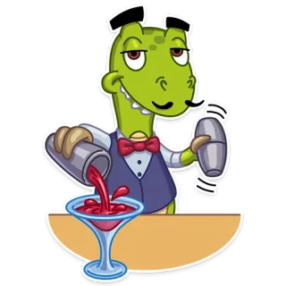 Mr. T Rex telegram stickers
