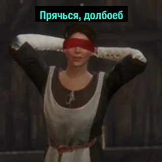 Kingdom Come: Deliverance (Деградач) whatsapp stickers