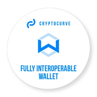 🔐 CRYPTOCURVE
FULLY INTEROPERABLE
WALLET cripto, criptomoneda, billetera, interoperable, moneda digital, finanzas, tecnología telegram sticker