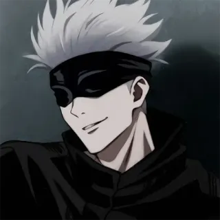 😏 Satoru Gojo Jujutsu Kaisen anime, manga, sorcerer, gojo, satoru, jujutsu whatsapp sticker