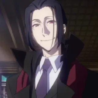 ♟ Fyodor Dostoevsky Bungou Stray Dogs Anime, Bungou Stray Dogs, Fyodor Dostoevsky, Karakter telegram sticker