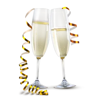 🍸 Champagner, Feier, Anstoßen, Prost, Party, Getränke telegram sticker