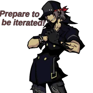 😈 Prepare to be iterated! telegram sticker