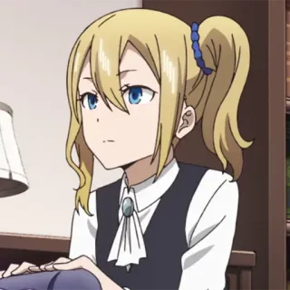 🧐 Ai Hayasaka Kaguya-sama: Love Is War Anime, Blond, Mädchen, Süß, Hayasaka, Kaguya-sama telegram sticker