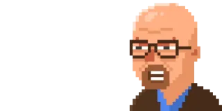 😊 Walter White Breaking Bad Пиксель арт, Персонаж, Сериал, Во все тяжкие, Уолтер Уайт telegram sticker